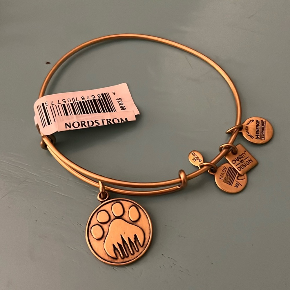 Dog Paw Charm Alex&Ani Bracelet